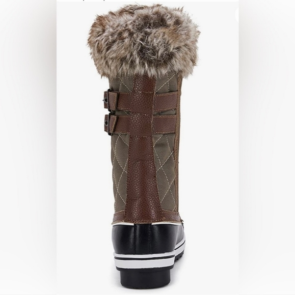 NIB 3M Thinsulate Winter Boots Fur Duck Boots Mid Calf - Picture 3 of 6